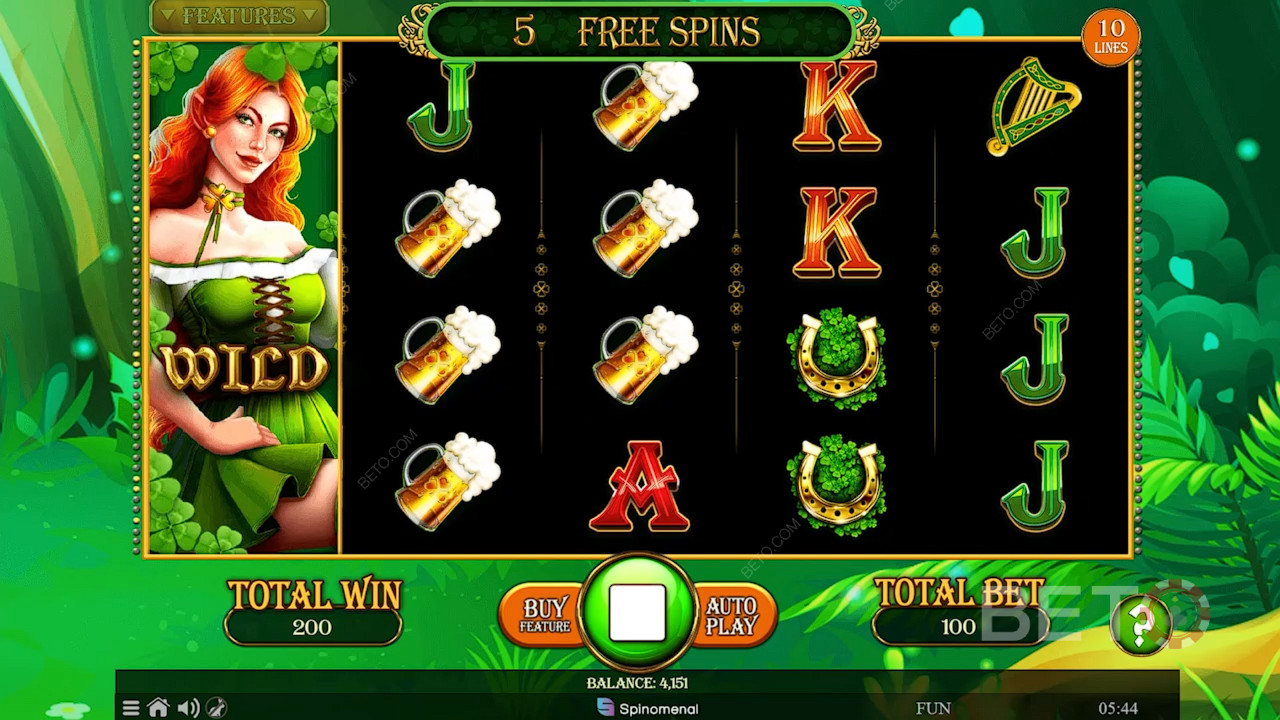 مراجعة السيدة باتريك المحظوظة من BETO Slots
