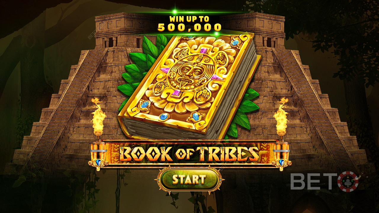 اربح ما يصل إلى 5000 ضعف من حصتك في الفتحة عبر الإنترنت لـ Book of Tribes
