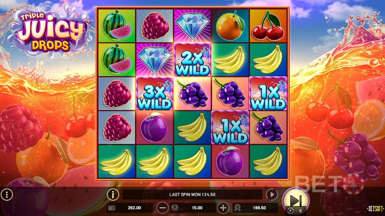 انتصارات كبيرة في متناول اليد إذا قمت بتدوير البكرات وهبطت بمجموعة من Multiplier Wilds