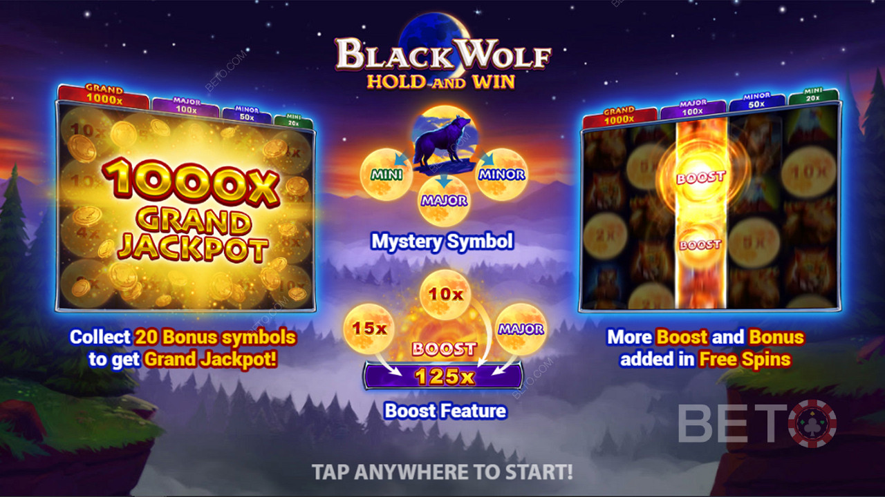 ابدأ اللعب اليوم واكسب Black Wolf امسك واربح مكافآت