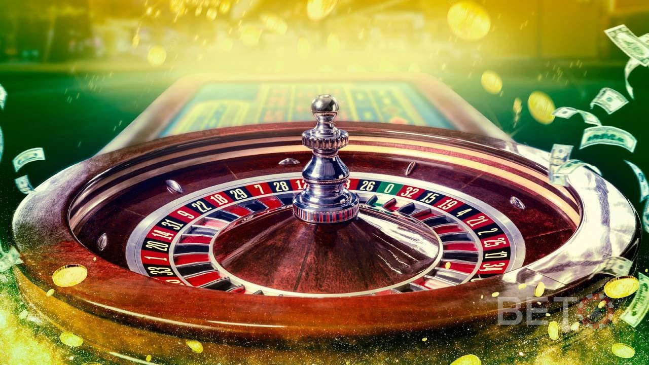 شاهد لعبة Roulette Wheel تدور في لعبة الروليت الأوروبية مباشرةً
