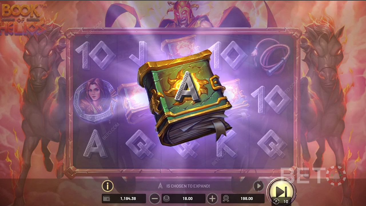 يمكن اختيار أي رمز عادي كرمز التوسيع لـ Free Spins