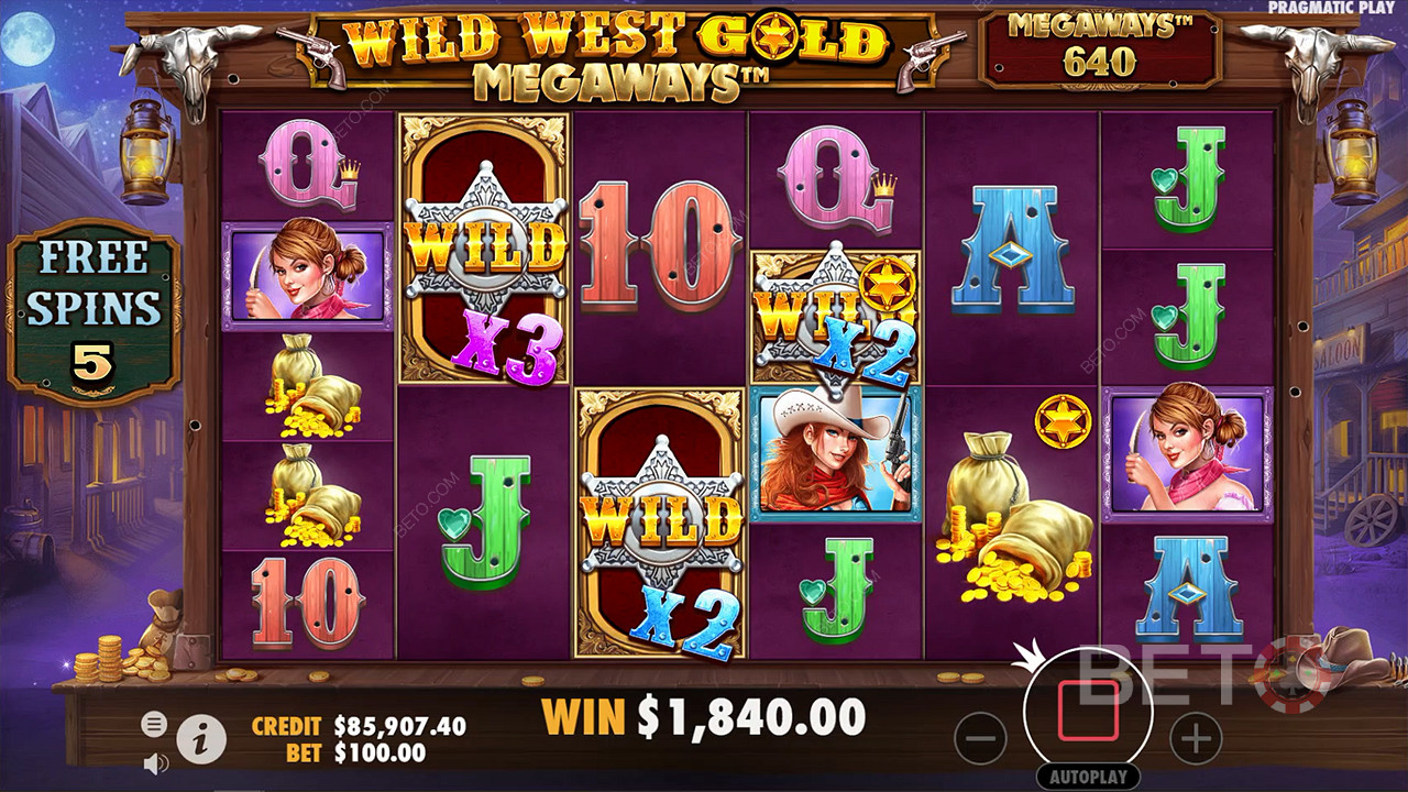 سوف تساعدك Wild Multipliers على الفوز بشكل كبير في اللعبة الأساسية