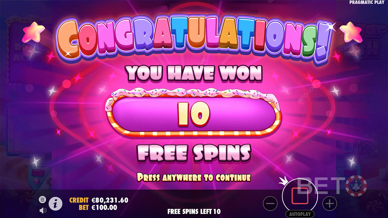 احصل على ما يصل إلى 30 لفات مجانية مع كل مشغل لميزة Free Spins