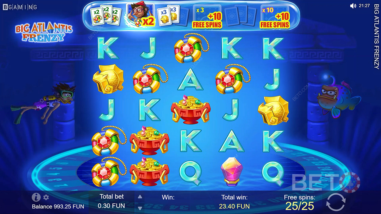Big Atlantis Frenzy اللعب المجاني