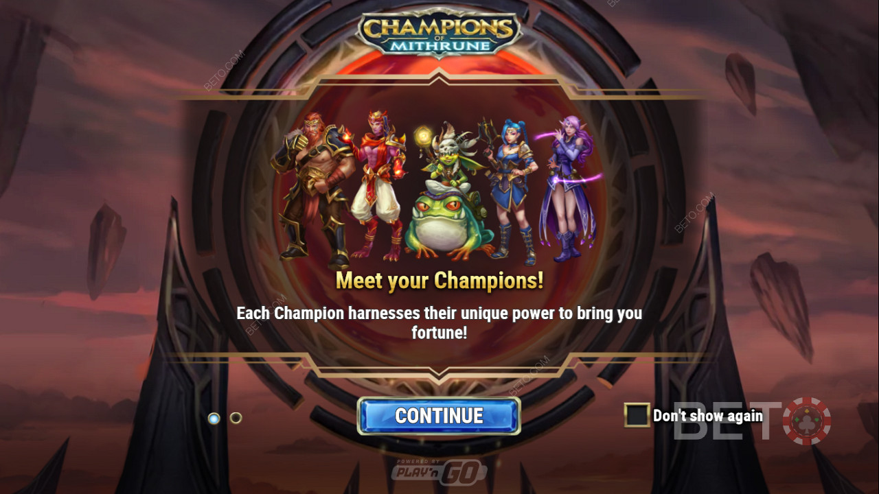 استمتع بالميزات العشوائية في اللعبة الأساسية في فتحة Champions of Mithrune