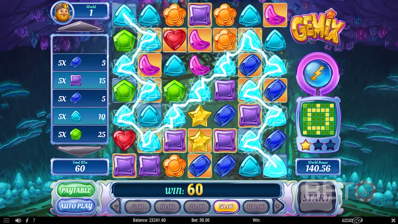 مراجعة Gemix بواسطة فتحات BETO Slots