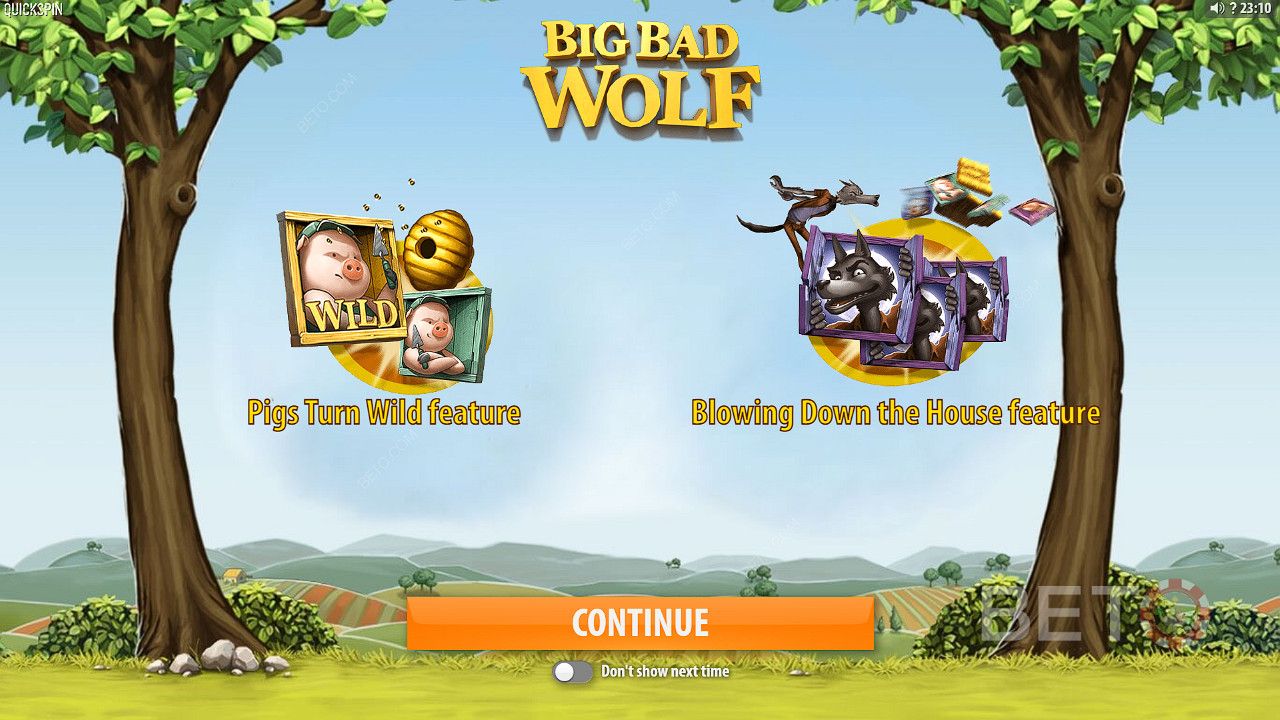 استمتع بميزات فريدة ومثيرة في فتحة Big Bad Wolf