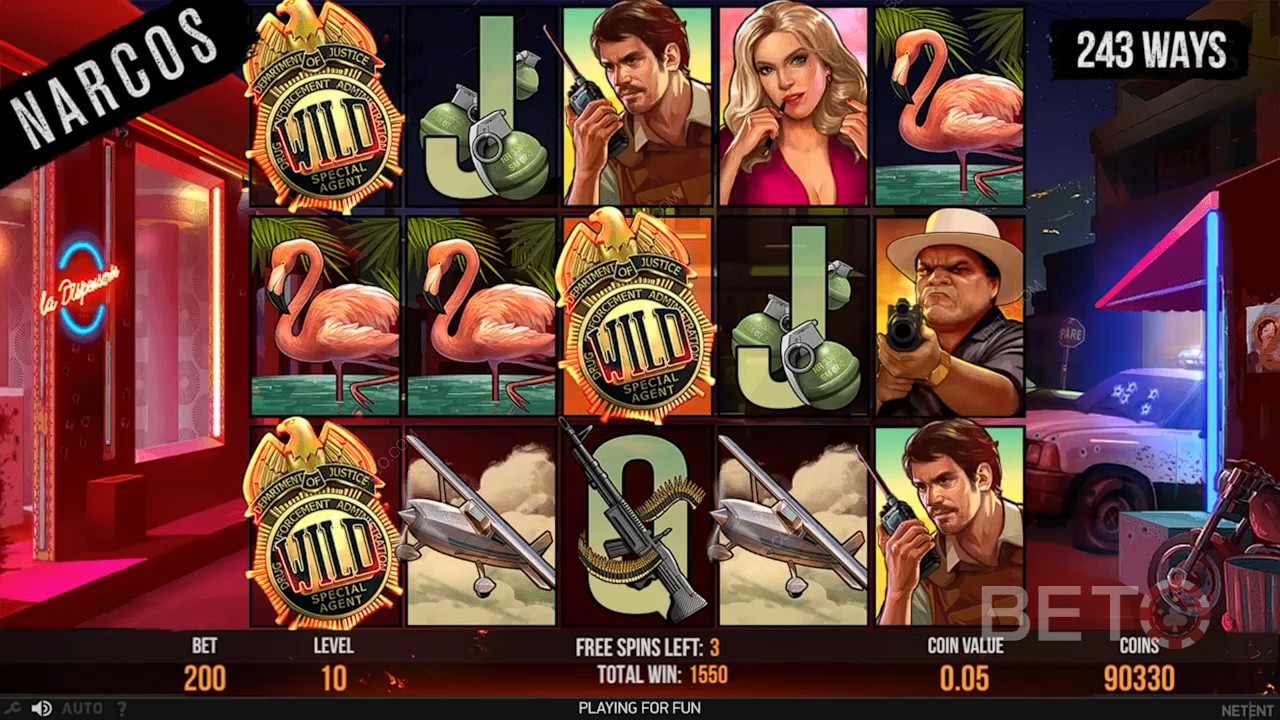 يمكن أن يتحول الرمز عالي الأجر إلى Wilds في Free Spins