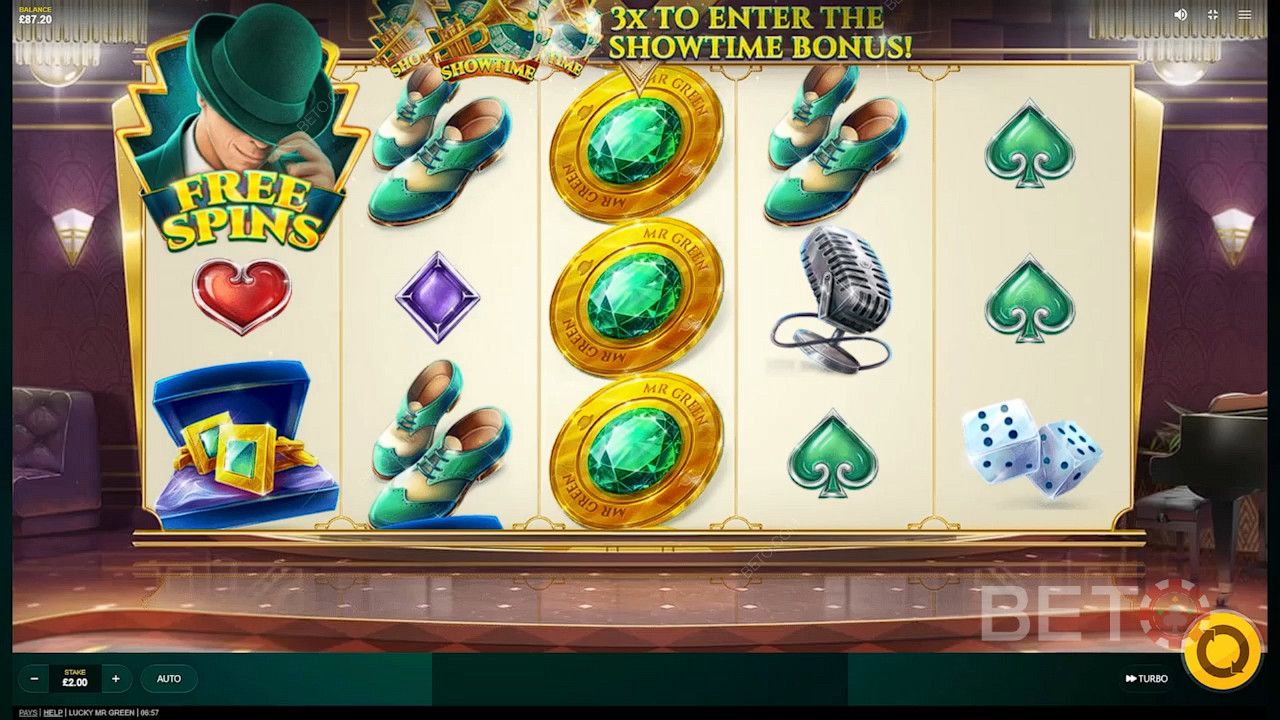 3 أو أكثر من حالات رمز Free Spins ستؤدي إلى تشغيل Free Spins