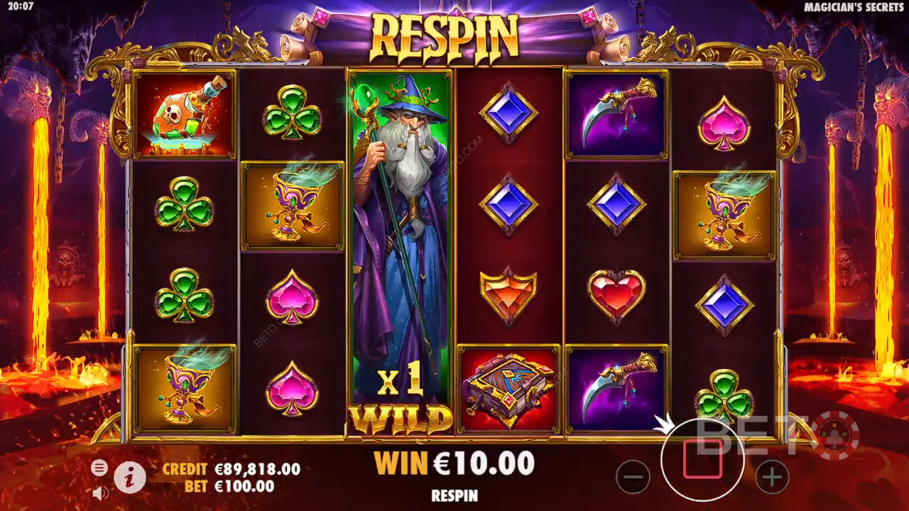 مراجعة أسرار الساحر من قِبل BETO Slots