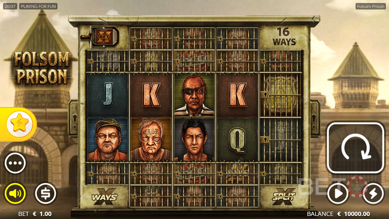 افتح المراكز وحقق فوزًا كبيرًا في فتحة Folsom Prison عبر الإنترنت