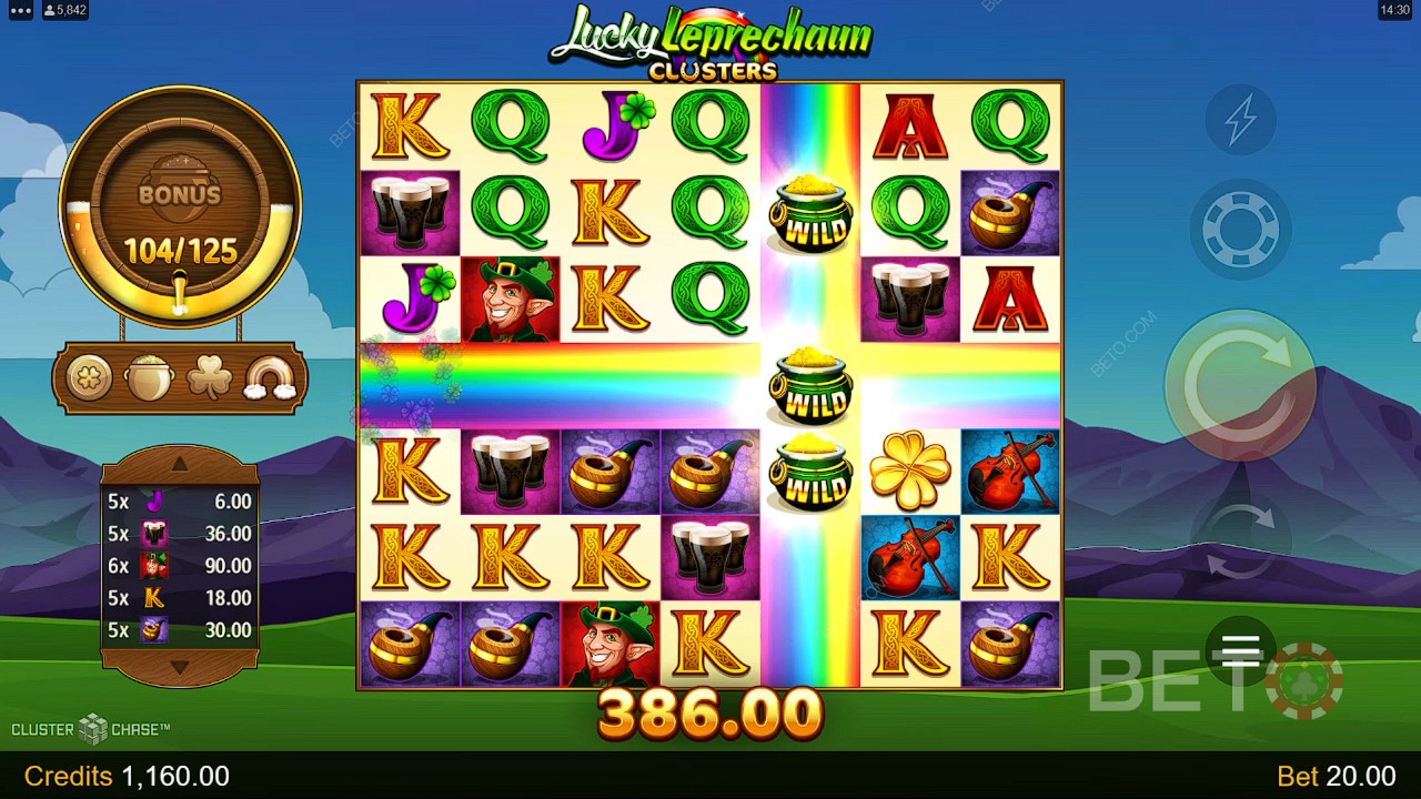 Lucky Leprechaun Clusters اللعب المجاني