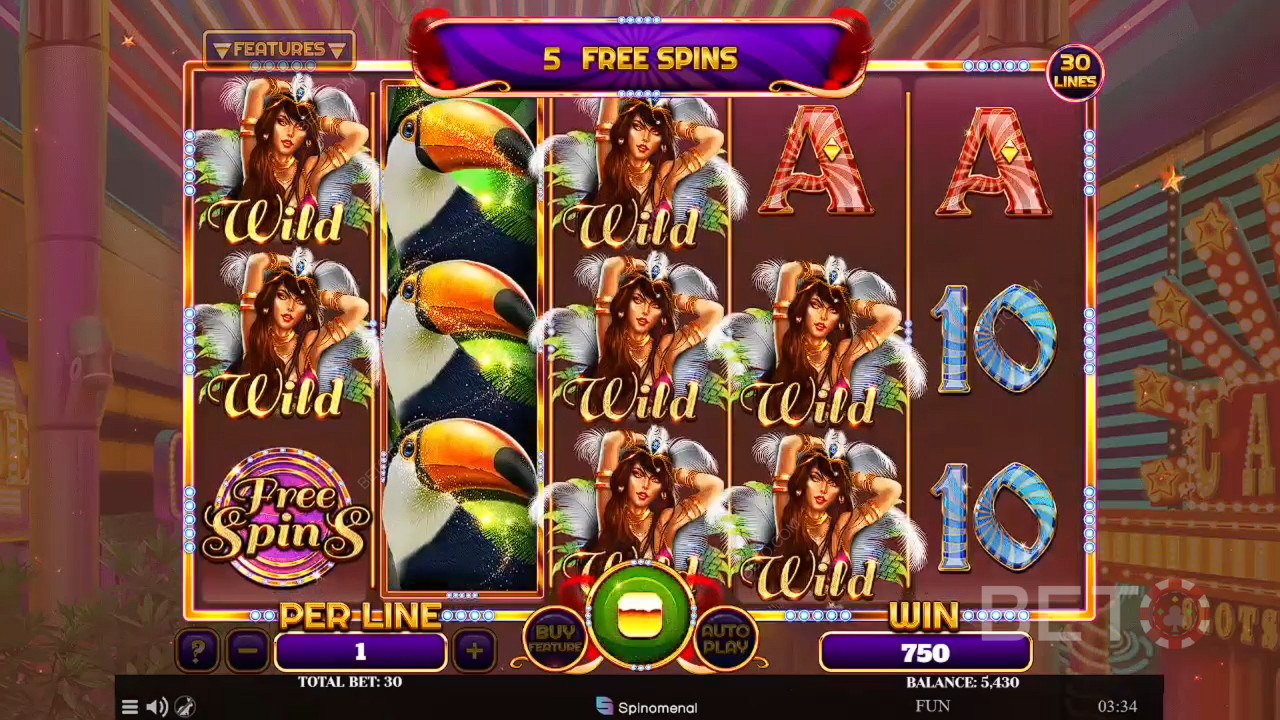 مراجعة Reels Of Rio بواسطة BETO Slots