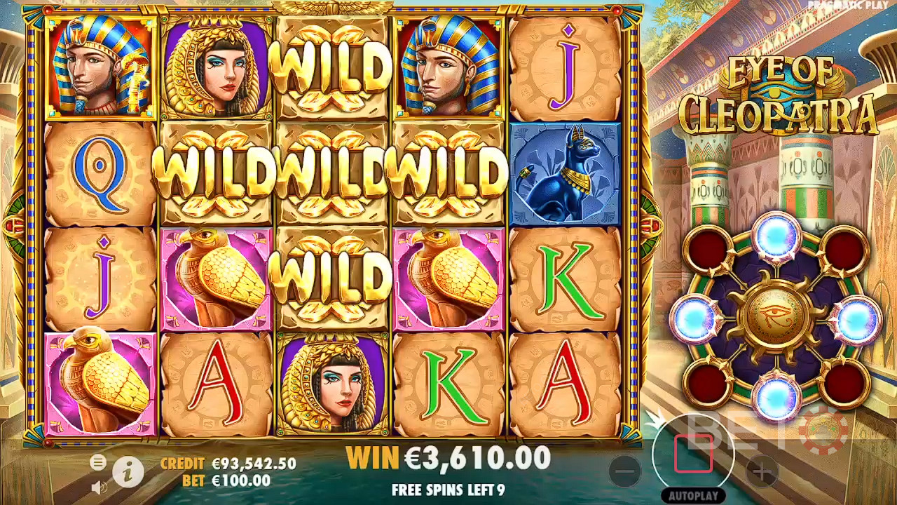 مراجعة عين كليوباترا من قِبل BETO Slots