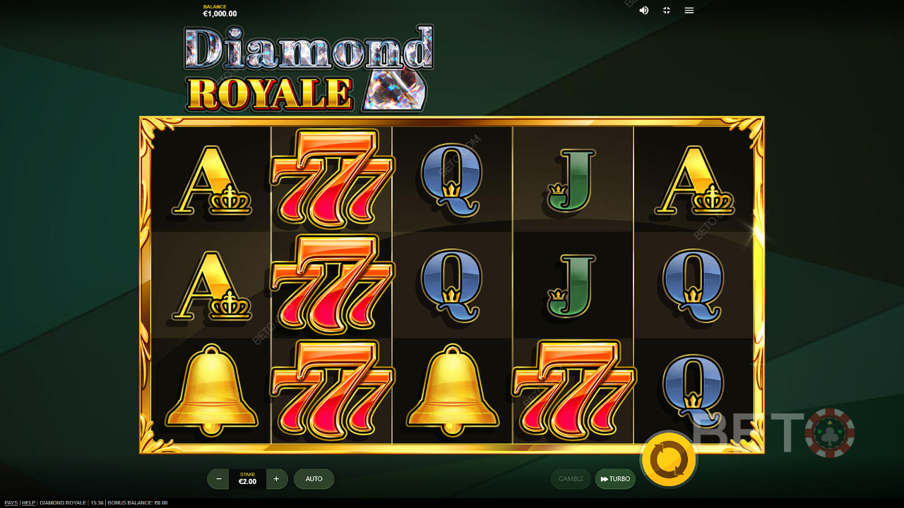 مراجعة Diamond Royale من BETO Slots