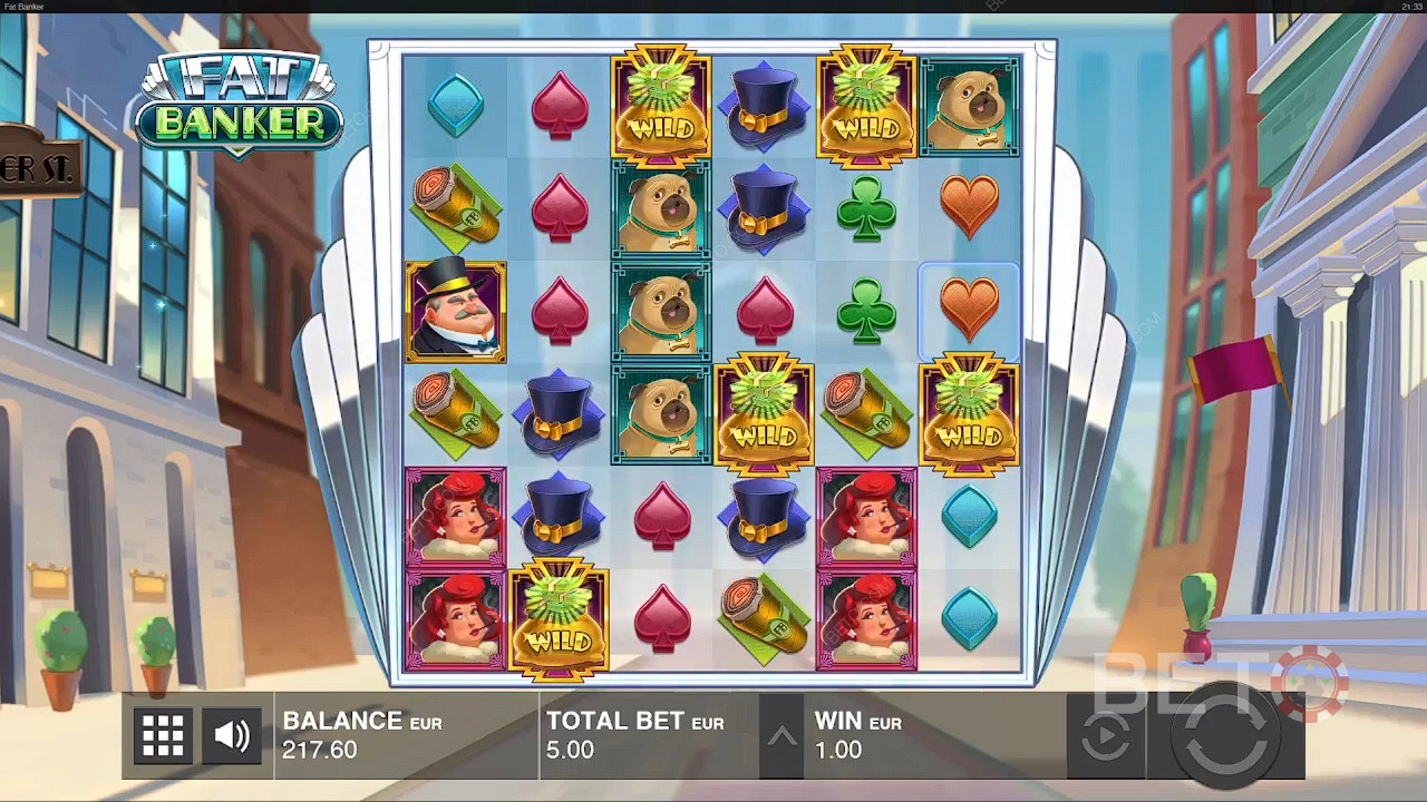 سيمنحك رمز Wild Money Bag مع رمز Fat Banker دورات مجانية
