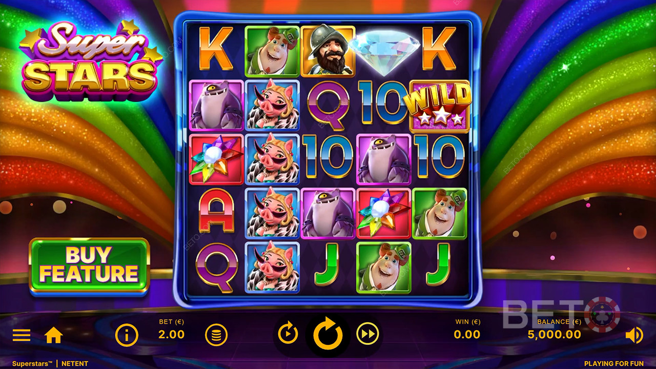 مراجعة Superstars بواسطة BETO Slots