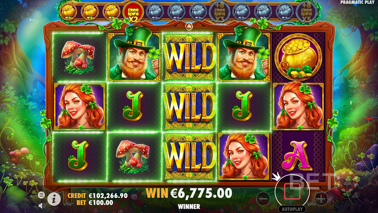 مراجعة Clover Gold من BETO Slots
