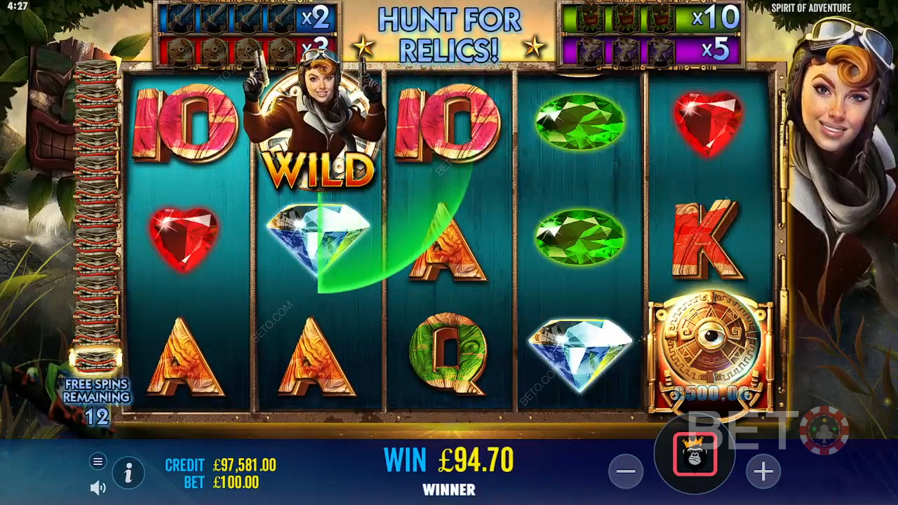 مراجعة روح المغامرة من قِبل BETO Slots