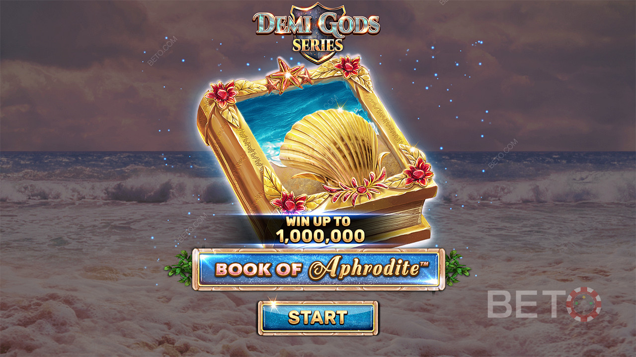 استمتع بربح بحد أقصى 10000 ضعف من رهانك في فتحة Book of Aphrodite