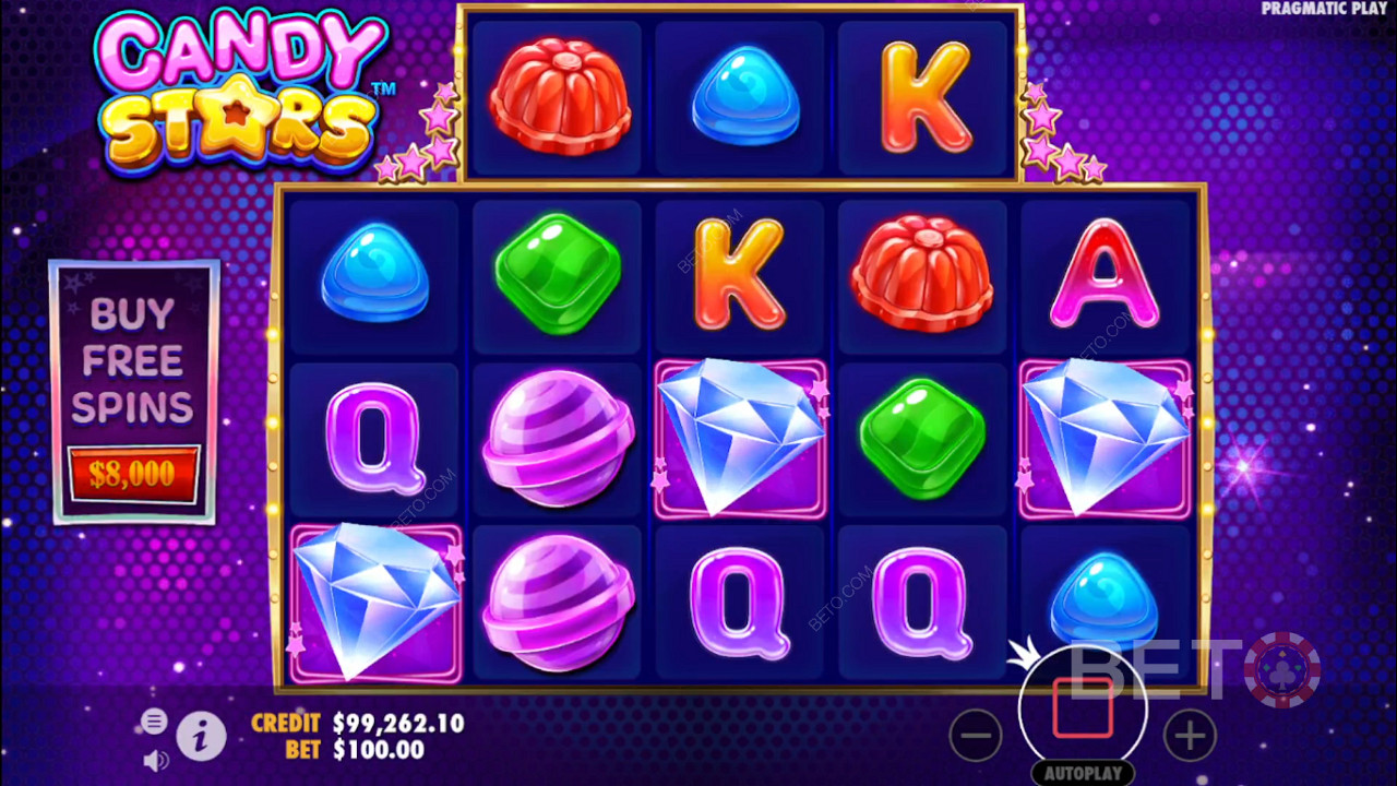مراجعة Candy Stars من BETO Slots