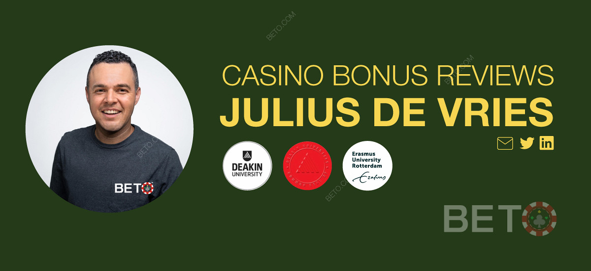 مراجع لمكافآت وشروط الكازينو Julius de Vries.