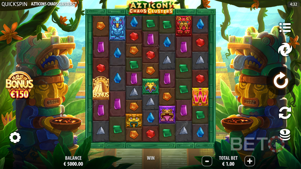 مراجعة Azticons Chaos Clusters من BETO Slots