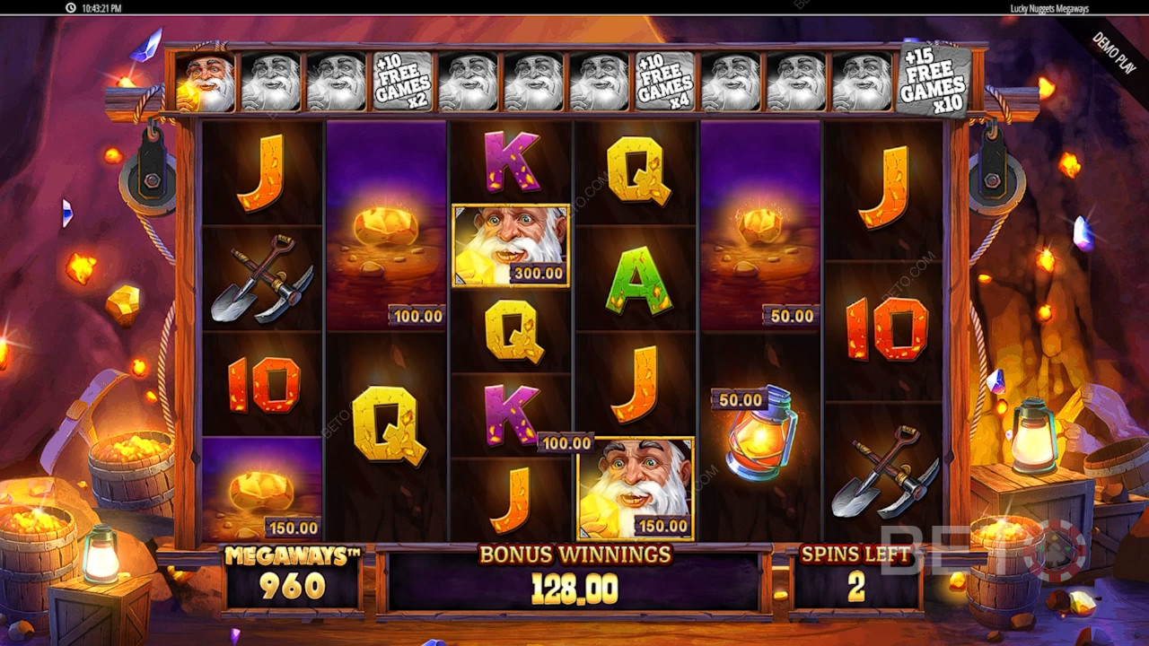 مراجعة Lucky Nuggets Megawgets من BETO Slots