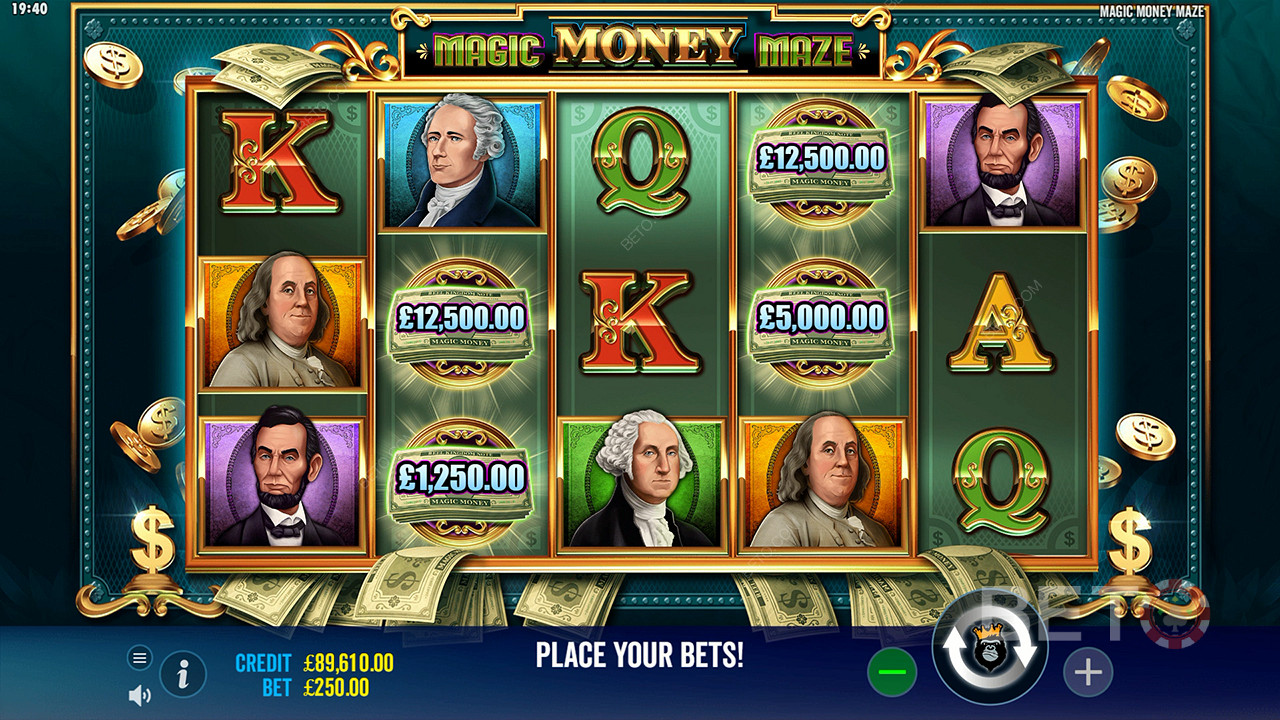 مراجعة متاهة المال السحري من BETO Slots