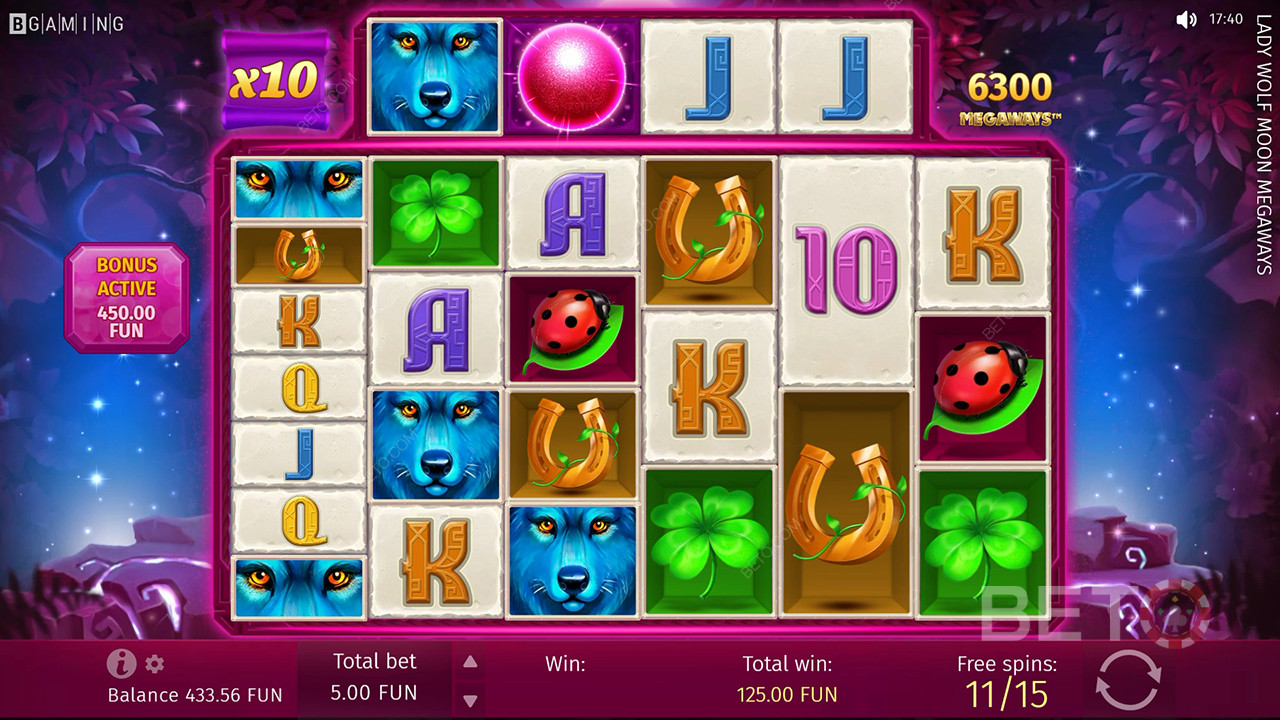 Lucky Lady Moon مراجعة Megaways من BETO Slots