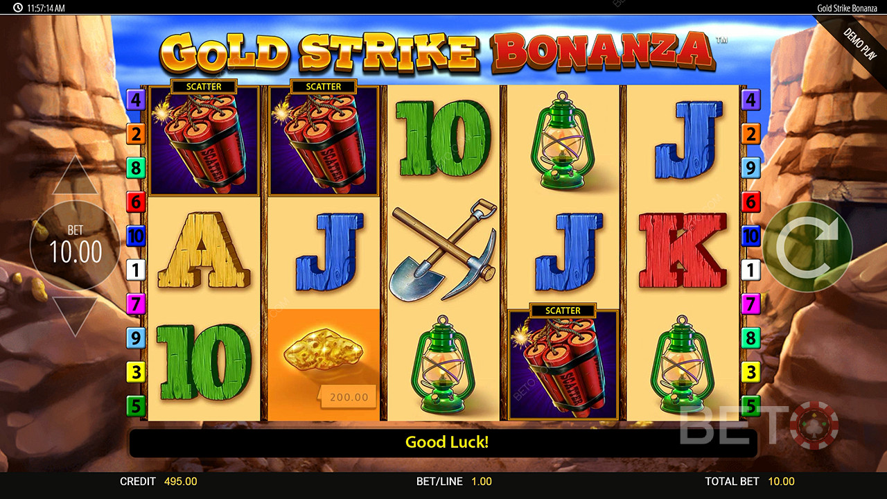 Gold Strike Bonanza Fortune Play اللعب المجاني